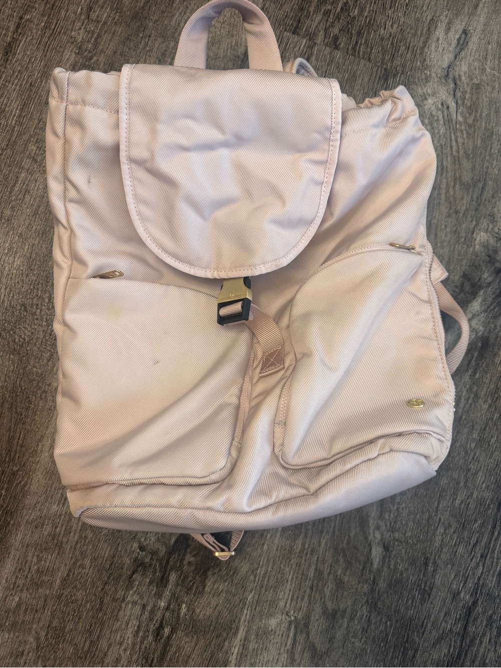 lululemon athletica Light Pink Everyday Backpack with Front Pockets